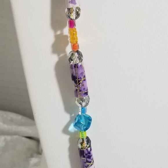 32" colorful mixed bead necklace 1.1931 - Picture 3 of 16